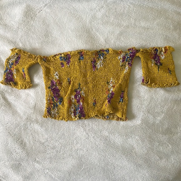 Forever 21 Yellow Tube Top - Picture 2 of 3